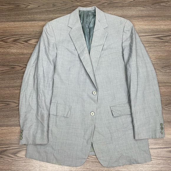 Hickey Freeman Light Grey Sport Coat 44R - Picture 1 of 7